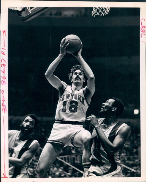 1967-90 Phil Jackson New York Knicks & Chicago Bulls Original Type 1 8" x 10" Photo - Lot of 2 SPORT Magazine Collection (MEARS Type 1 Photo LOA)