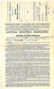 1952 Milwaukee Hawks Edwin Earle Contract 