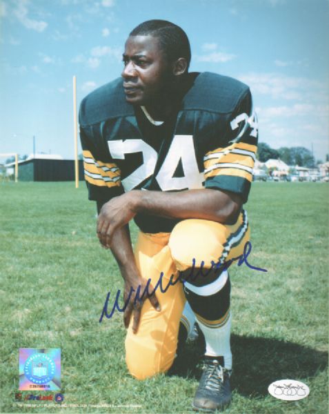 1960s-1971 Green Bay Packers Willie Wood Signed 8 x 10 Photo JSA