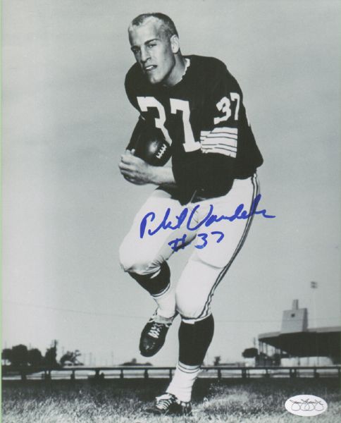 1960s Green Bay Packers Phil Vandersea Signed 8 x 10 Photo JSA