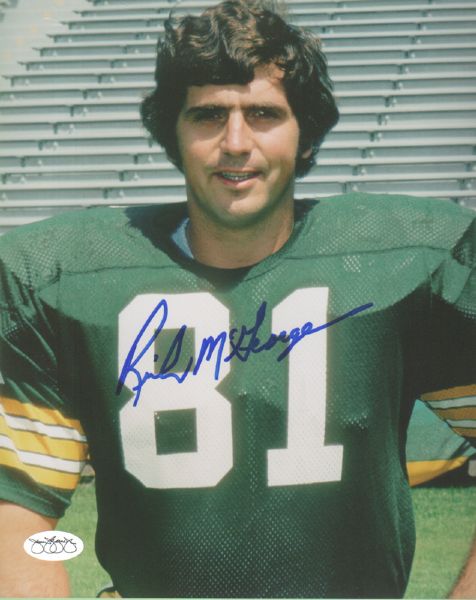 1970s Green Bay Packers Rich McGeorge Signed 8 x 10 Photo JSA