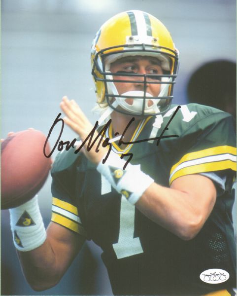 1980s-1990s Green Bay Packers Don Majkowski Signed 8 x 10 Photo JSA