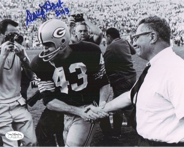 1960s Green Bay Packers Doug Hart Signed 8 x 10 Photo JSA