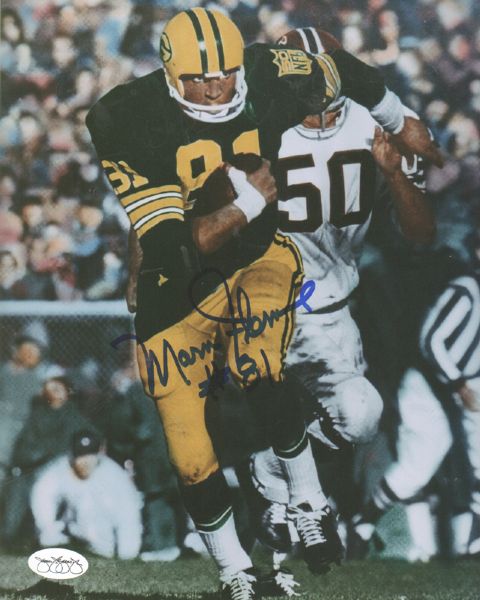 1960s Green Bay Packers Marv Fleming Signed 8 x 10 Photo JSA