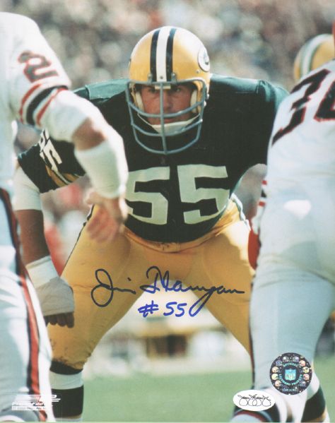 2001 Green Bay Packers Jim Flanigan Signed 8 x 10 Photo JSA