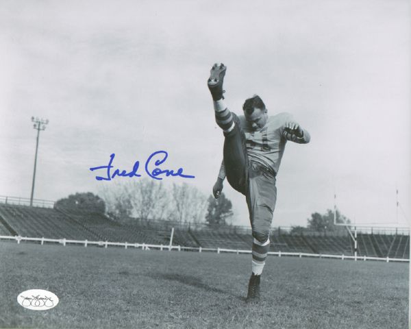 1950s Green Bay Packers Fred Cone Signed 8 x 10 Photo JSA