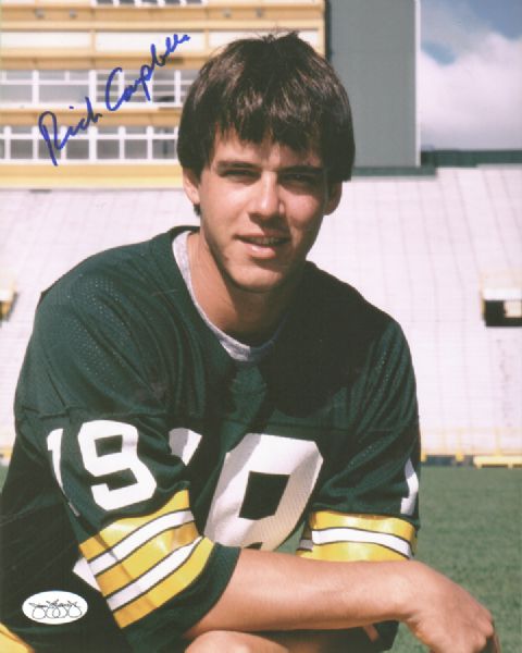 1980s Green Bay Packers Rich Campbell Signed 8 x 10 Photo JSA