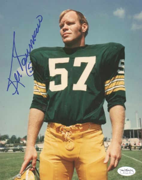 1960s Green Bay Packers Ken Bowman Signed 8 x 10 Photo JSA