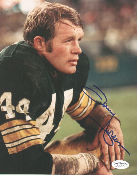 1960s Green Bay Packer Donny Anderson Signed 8 x 10 Photo JSA