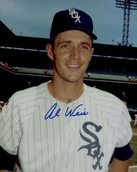 1962-67 Chicago White Sox Al Weis Autographed 8x10 Color Photo (JSA)