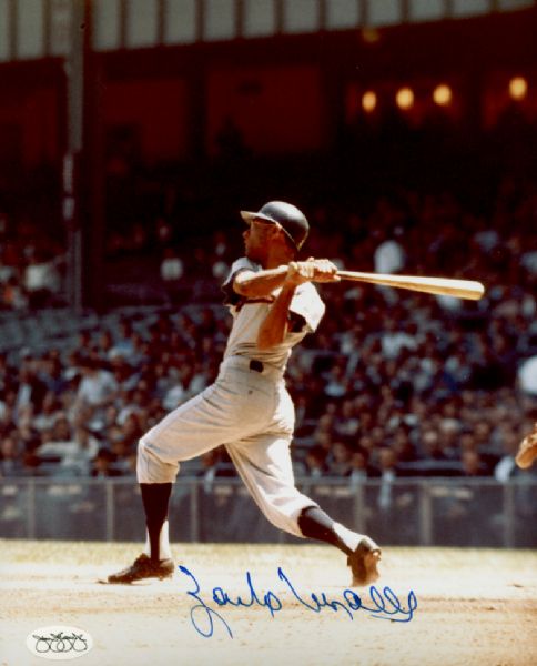 1961-67 Los Angeles Dodgers Zoilo Versalles Autographed 8x10 Color Photo (JSA)