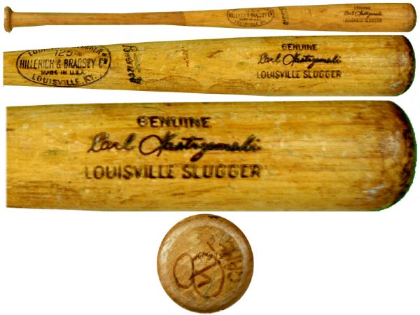 1973-75 Carl Yastrzemski H&B Louisville Slugger Professional Model Game Bat (MEARS A9)