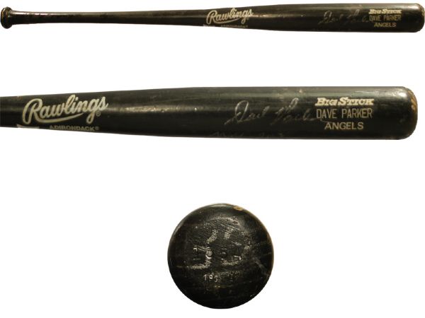 1991 Dave Parker Rawlings Professional Model Game Bat (MEARS A9)