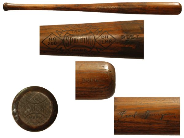 1924-32 Fred Spurgeon Spalding Signature Model bat