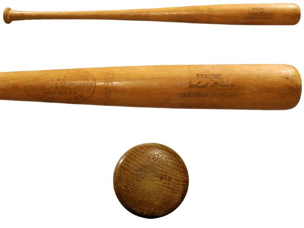 1950-60 Chuck Diering Louisville Slugger game used bat,  member of the 1954 Inagural Baltimore Orioles
