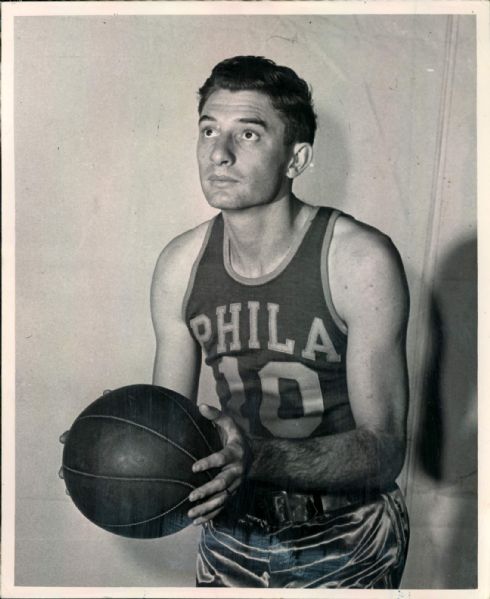 1946-53 Joe Fulks Philadelphia Warriors "The Sporting News Collection Archives" Original Type 1 8" x 10" Photo (Sporting News Collection Hologram/MEARS Type 1 Photo LOA)
