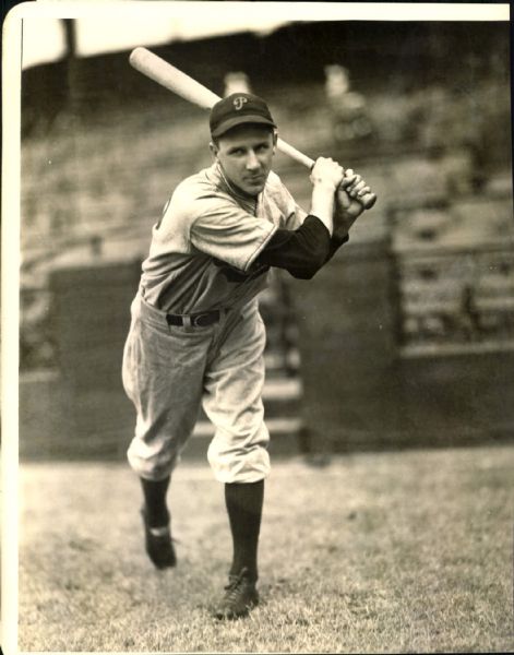 1937 George Scharein Philadelphia Phillies Lot #2 "The Sporting News Collection Archives" Original 8" x 10" Photo (Sporting News Collection Hologram/MEARS Photo LOA)