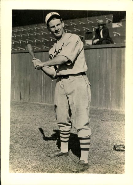 1930 Gerald Walker Detroit Tigers "The Sporting News Collection Archives" Original 5" x 7" Photo (Sporting News Collection Hologram/MEARS Photo LOA)