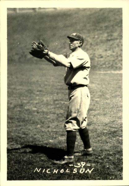 1921-22 Fred Nicholson Boston Braves "The Sporting News Collection Archives" Type A Original Photo (Sporting News Collection Hologram/MEARS Photo LOA)