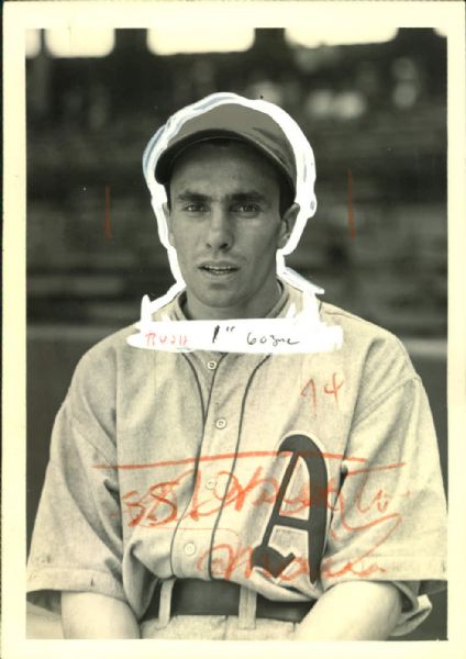 1932-33 circa Tony Freitas Philadelphia Athletics "The Sporting News Collection Archives" Original 5" x 7" Photo (Sporting News Collection Hologram/MEARS Photo LOA)