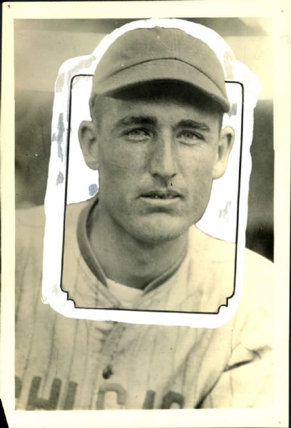 1930-32 circa Pat Caraway Chicago Cubs "The Sporting News Collection Archives" Original 5" x 7" Photo (Sporting News Collection Hologram/MEARS Photo LOA)