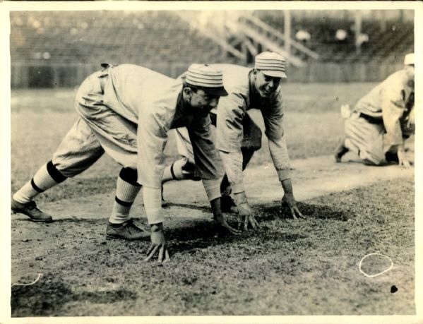 1920s circa Spring Training Foot Race "The Sporting News Collection Archives" Type A Original 6.5" x 8.5" Photo (Sporting News Collection Hologram/MEARS Photo LOA)