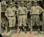 1919 Cincinnati Reds Outfield Charles Conlon "TSN Collection Archives" Original 8" x 10" Generation 1 Photo (Sporting News Collection Hologram/MEARS Generation 1 Photo LOA)