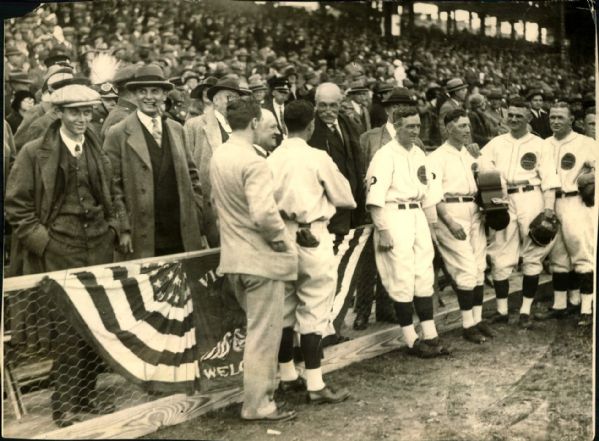 1925 World Series Pittsburgh Pirates Washington Senators "The Sporting News Collection Archives" Original 7" x 9" Photo (Sporting News Collection Hologram/MEARS Photo LOA)