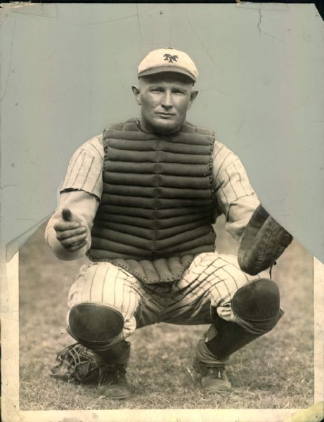 1921 Earl Smith New York Giants "The Sporting News Collection Archives" Type A Original 6.5" x 8.5" Photo (Sporting News Collection Hologram/MEARS Photo LOA)