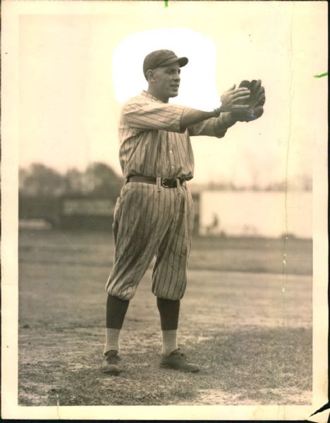 1920 Robert "Braggo" Roth Washington Senators "The Sporting News Collection Archives" Type A Original 6.5" x 8.5" Photo (Sporting News Collection Hologram/MEARS Photo LOA)