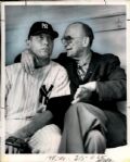 1960 Ty Cobb and Mickey Mantle "TSN Collection Archives" Original 8" x 10" Photo (Sporting News Collection Hologram/MEARS Photo LOA)