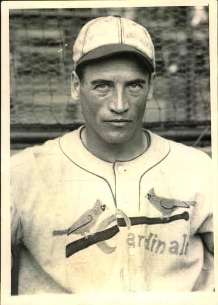 1930 George Fisher St. Louis Cardinals "The Sporting News Collection Archives" Original 5" x 7" Photo (Sporting News Collection Hologram/MEARS Photo LOA)