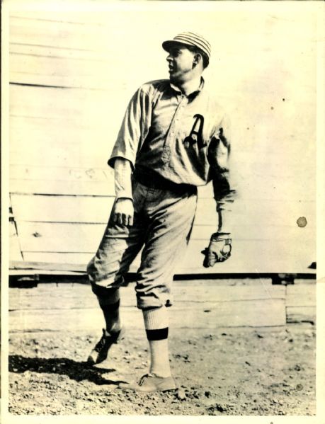 1911-14 circa Carroll "Boardwalk" Brown Philadelphia Athletics "The Sporting News Collection Archives" Type A Original 6.5" x 8.5" Photo (Sporting News Collection Hologram/MEARS Photo LOA)