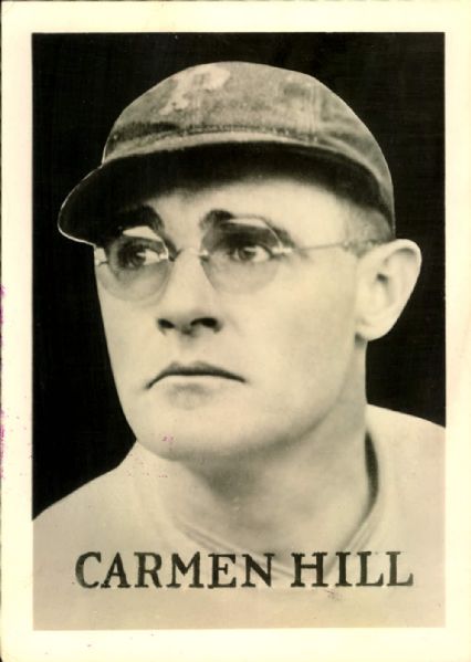 1919-29 circa Carmen "Bunker" Hill Pittsburgh Pirates "The Sporting News Collection Archives" Type A Original 5" x 7" Photo (Sporting News Collection Hologram/MEARS Photo LOA)