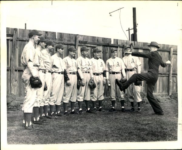 1944 Connie Mack Philadelphia Athletics "The Sporting News Collection Archives" Original 8" x 10" Photo (Sporting News Collection Hologram/MEARS Photo LOA)