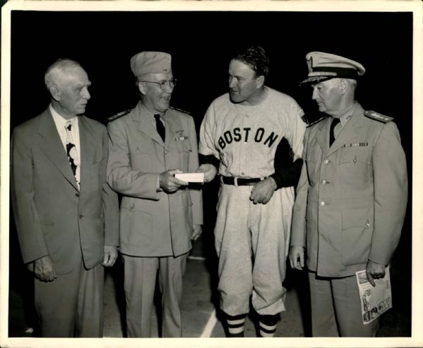 1935-65 Bobby Doerr & Mickey Cochrane Boston Red Sox Detroit Tigers  "The Sporting News Collection Archives" Original Photo - Lot of 10 (Sporting News Collection Hologram/MEARS Photo LOA)