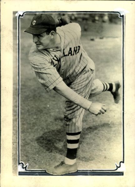 1931-33 Howard Craghead Cleveland Indians "The Sporting News Collection Archives" Original 5" x 7" Photo (Sporting News Collection Hologram/MEARS Photo LOA)
