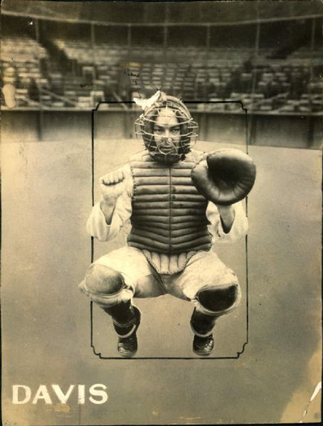 1930s circa Spud Davis Philadelphia Phillies "The Sporting News Collection Archives" Original 5.5" x 7.25" Photo (Sporting News Collection Hologram/MEARS Photo LOA)