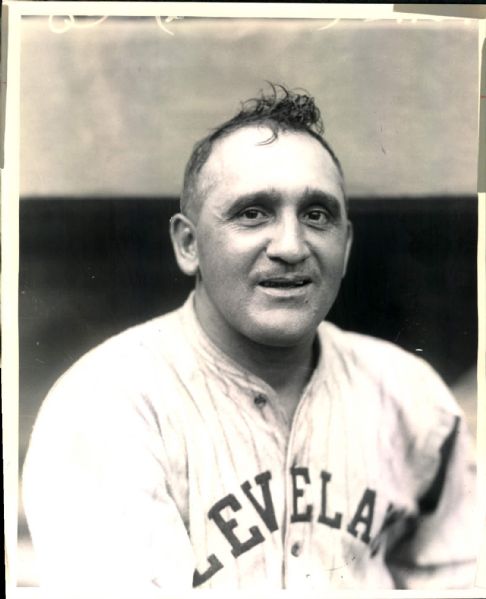 1918 Lee Fohl Cleveland Indians "The Sporting News Collection Archives" Type A Original 8" x 10" Photo (Sporting News Collection Hologram/MEARS Photo LOA)