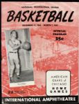 1946-47 NPL Chicago American Gears Program  Bob McDermott Cover - George Mikan Rookie Season