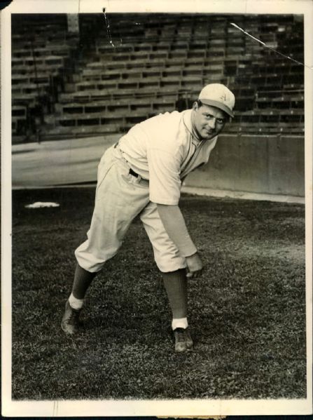 1931 Hoyt "Schoolboy" Waite Philadelphia Athletics "The Sporting News Collection Archives" Original 6" x 8" Photo (Sporting News Collection Hologram/MEARS Photo LOA)