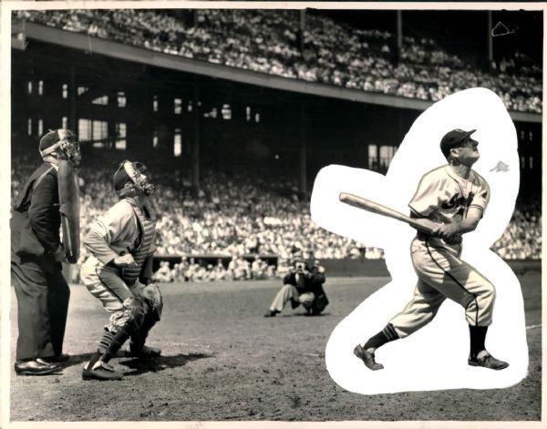 1920 Elmer Smith Cleveland Indians "The Sporting News Collection Archives" Type A Original Photo (Sporting News Collection Hologram/MEARS Photo LOA)