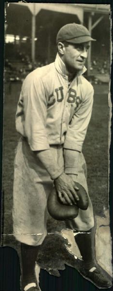 1931 Jimmie Archer Chicago Cubs "The Sporting News Collection Archives" Original 3" x 8.5" Photo (Sporting News Collection Hologram/MEARS Photo LOA)