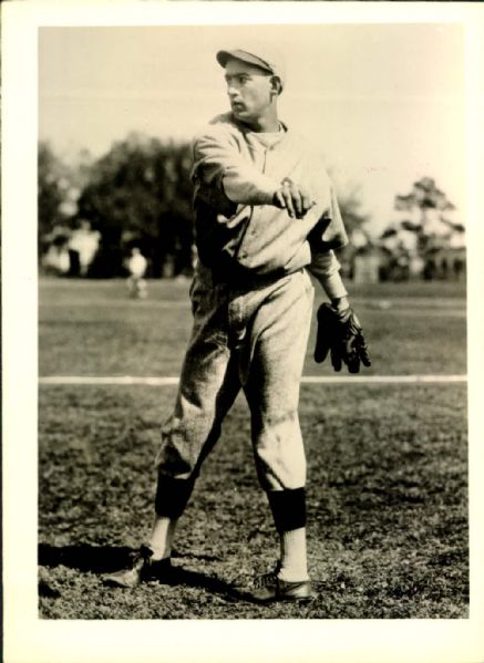 1929-33 circa Edward "Bull" Durham Boston Red Sox "The Sporting News Collection Archives" Original 5" x 7" Photo (Sporting News Collection Hologram/MEARS Photo LOA)