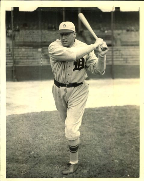 1931 Dale Alexander Detroit Tigers "The Sporting News Collection Archives" Original 8" x 10" Photo (Sporting News Collection Hologram/MEARS Photo LOA)