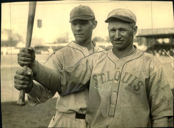 1923 Syl Simon and Jimmy Austin St. Louis Browns "The Sporting News Collection Archives" Original 7" x 9.5" Photo (Sporting News Collection Hologram/MEARS Photo LOA)