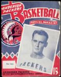 1946-51 Anderson Packers NBL Program w/ Elmer Gainer on Cover