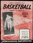1946-47 NPL Chicago American Gears Program - Dick Triptow Cover George Mikan Rookie Season