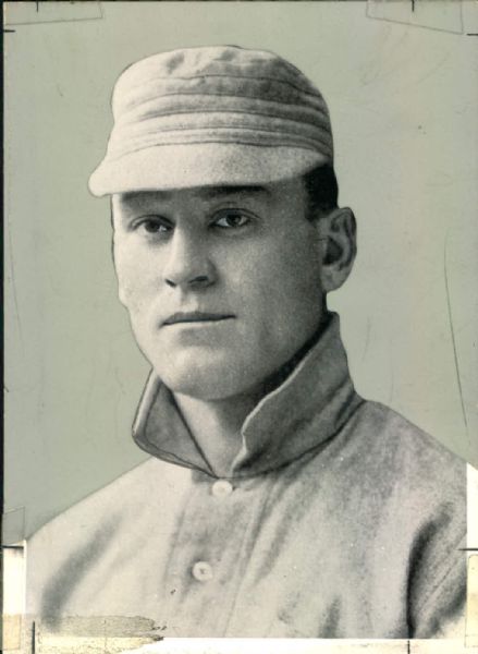 1891 Joseph Kelly Boston Beaneaters "The Sporting News Collection Archives" Type A Original 5" x 7" Production Art (Sporting News Collection Hologram/MEARS Photo LOA)