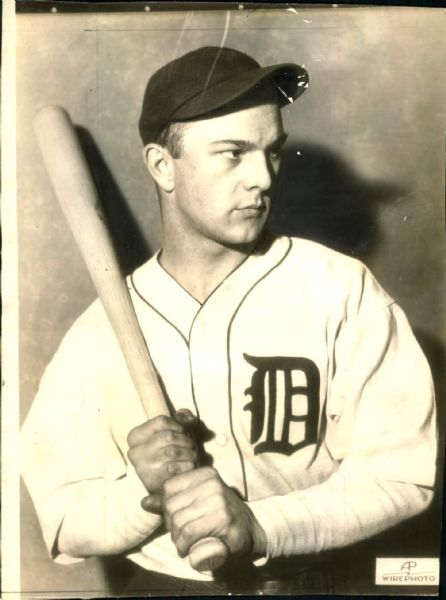 1936 Chet Laabs Detroit Tigers "The Sporting News Collection Archives" Original 7" x 9.5" Photo (Sporting News Collection Hologram/MEARS Photo LOA)